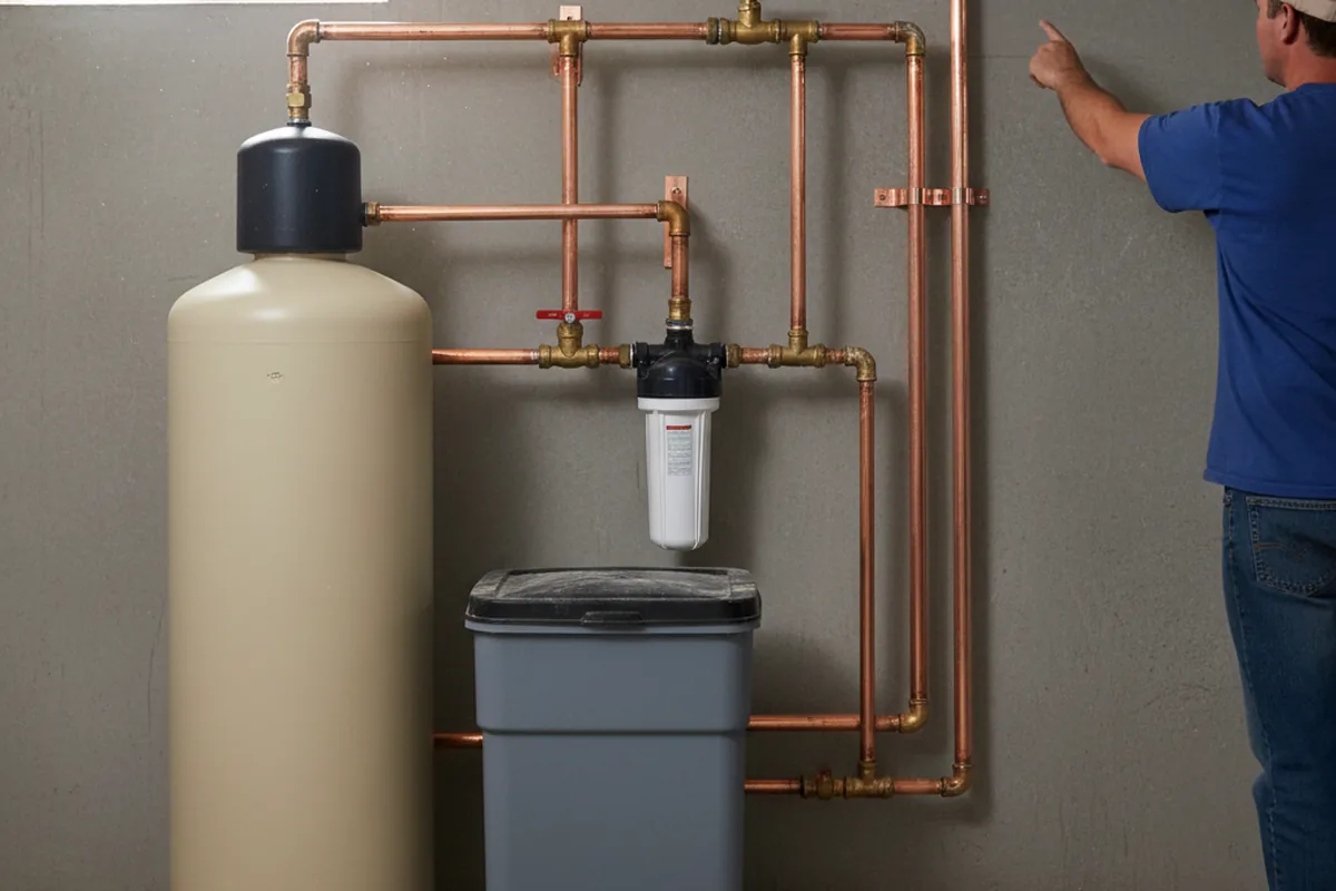Whole-house water treatment system installed in Fort Myer